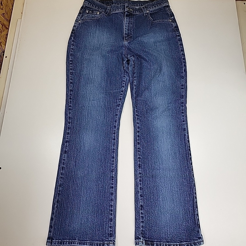 Vintage Blu Jeans Y2K Mens Size 32 Wide Leg Light Wash Straight Leg Five Pockets